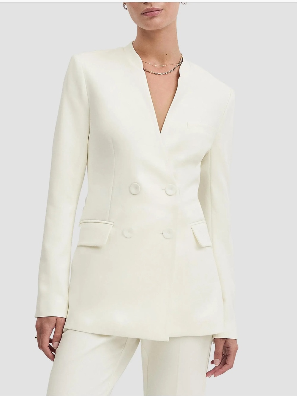Favorite Daughter $398 The Celeste Slim-Fit Double-Breasted Blazer